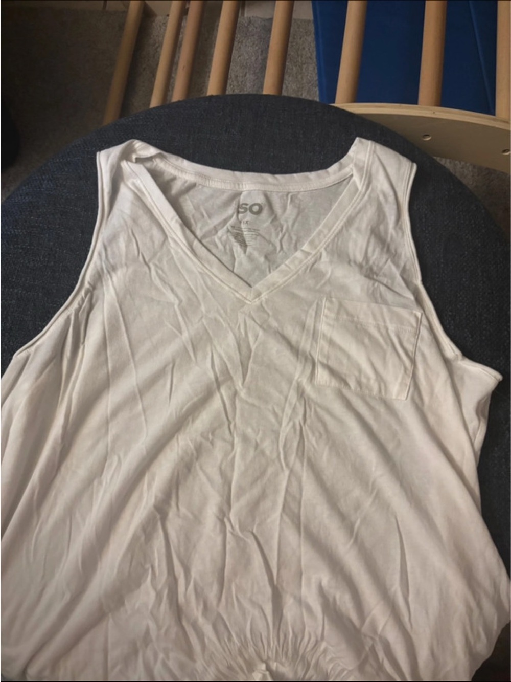 White tank top